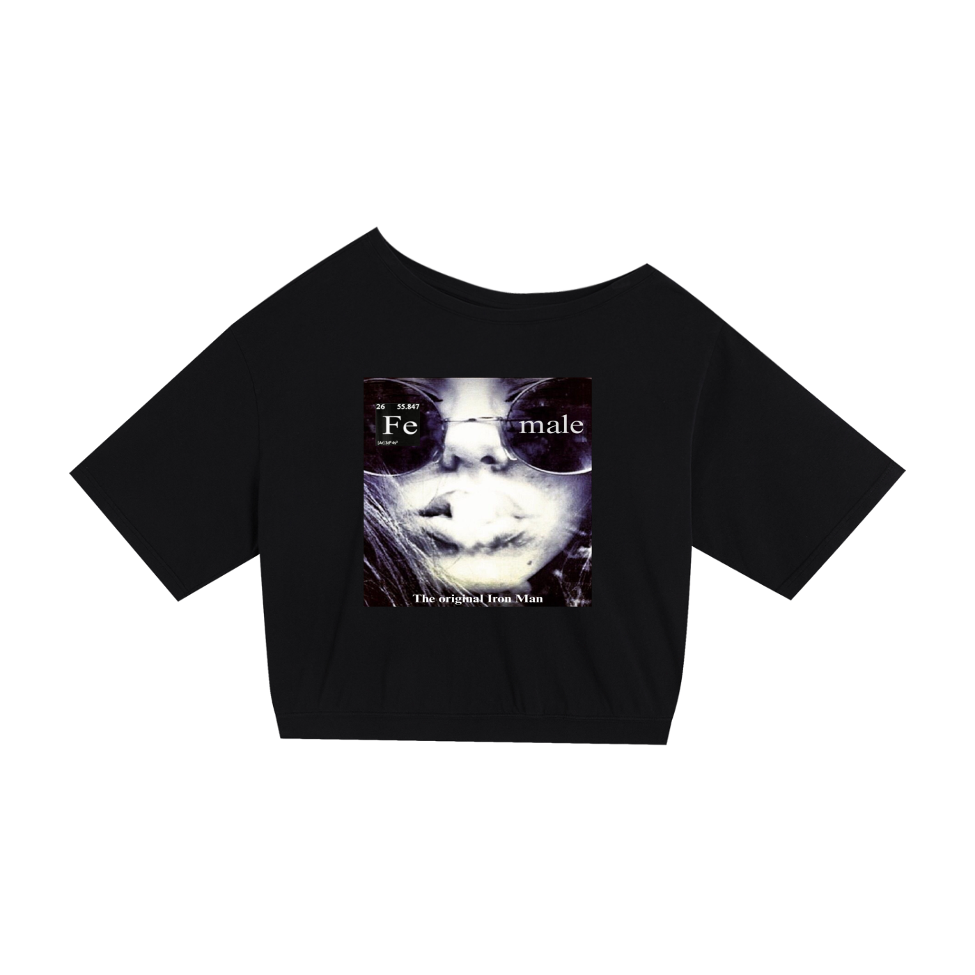 Asymmetric Shoulder Oversized Cotton T-Shirt