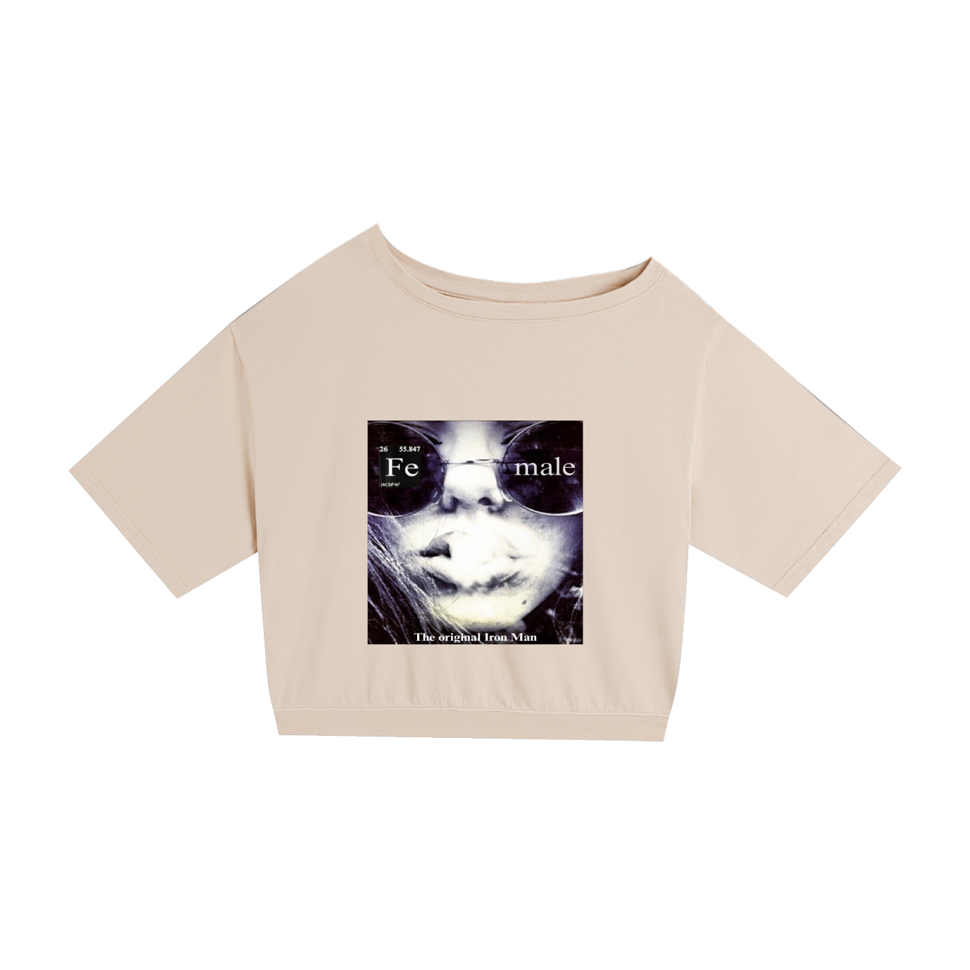 Asymmetric Shoulder Oversized Cotton T-Shirt