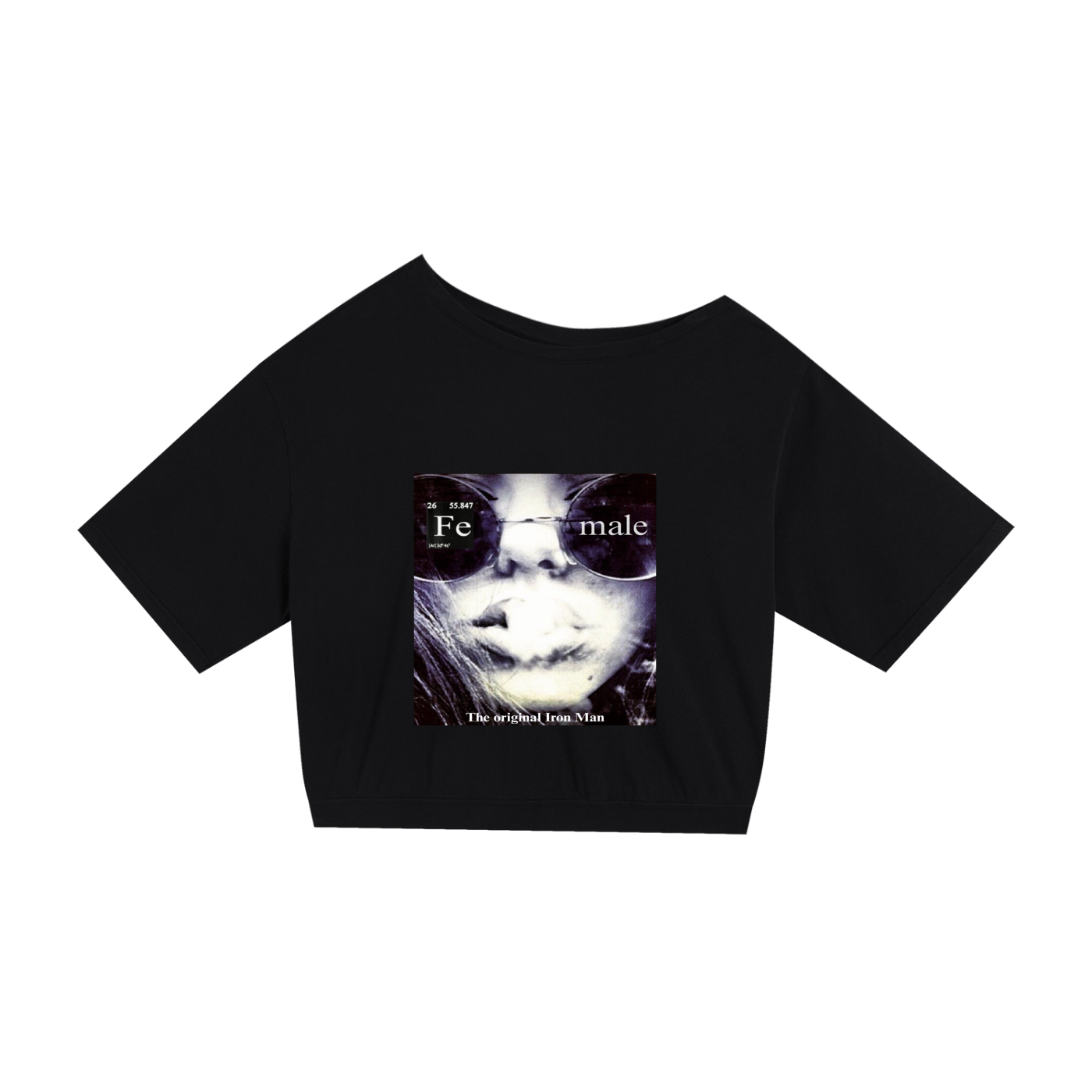 Asymmetric Shoulder Oversized Cotton T-Shirt