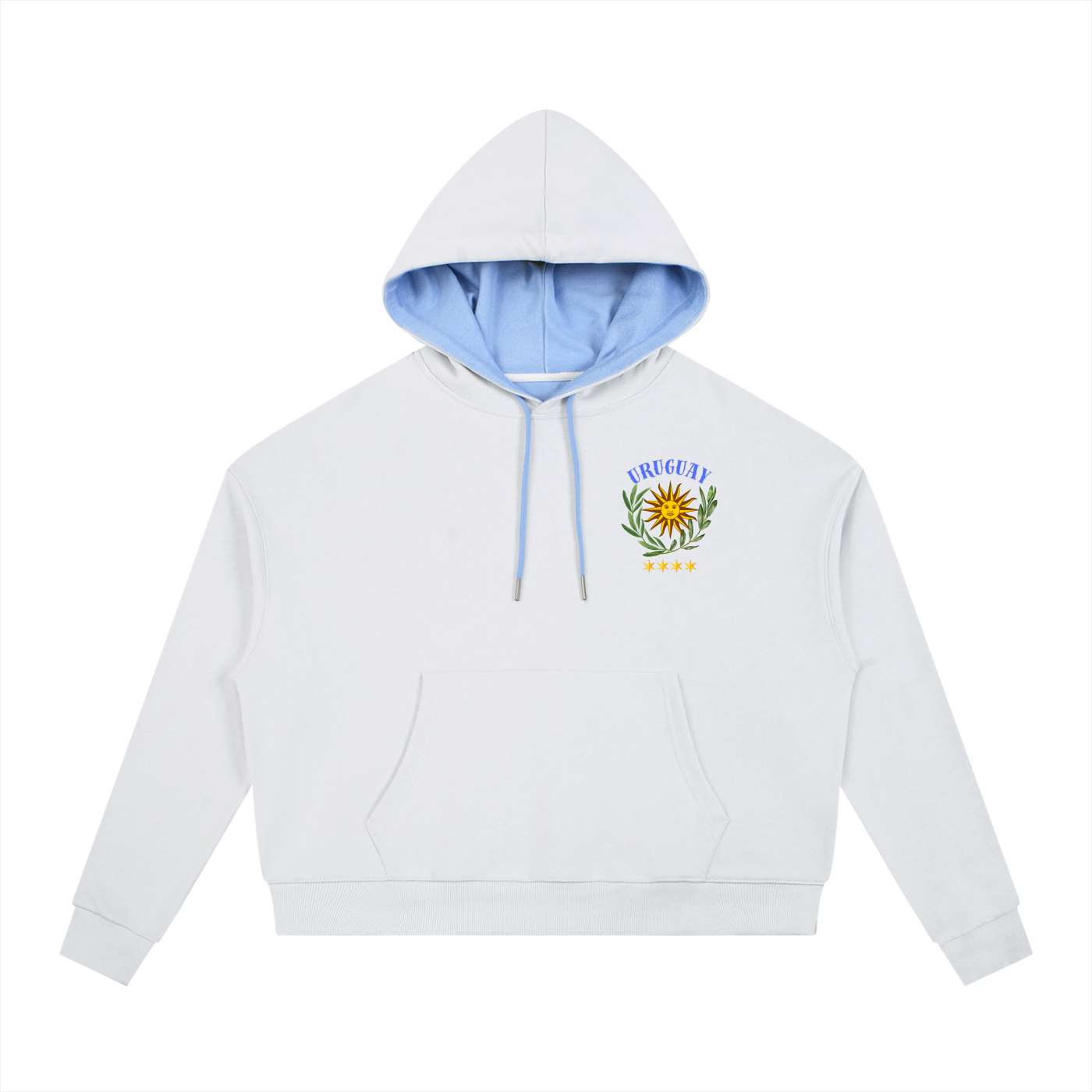 Contrast Drawstring Hoodie