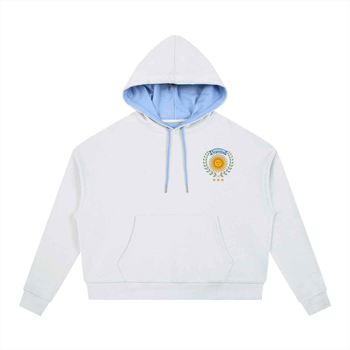 Contrast Drawstring Hoodie